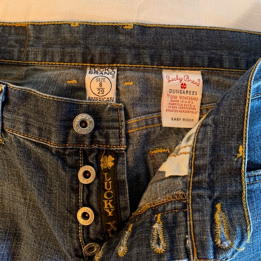 Lucky Brand Easy Rider Button fly boot cut jeans size 8/29